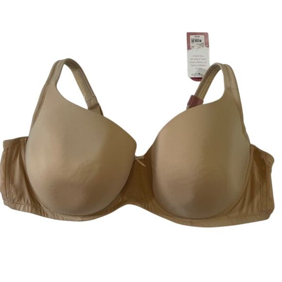 Cacique Other - Cacique women's "Cool Bliss" bra with underwire in beige.